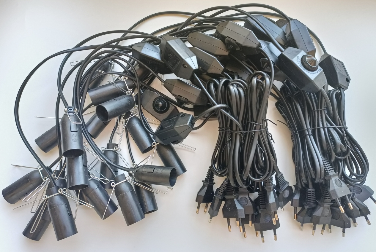 EU Dimmer E14 Lamp Cord black EU Dimmer E14 Lamp Cord black