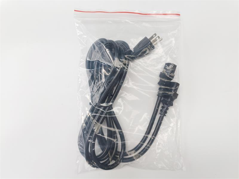 NEMA to 2 C13 Y Cord Pack in Bag